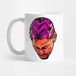 Dennis Rodman Comic Head Mug